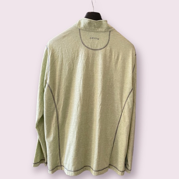 Orvis 3/4 Zip Shirt Size L - Picture 2 of 5